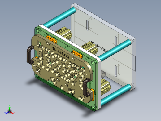 EDB41-C笔记本CNC工装夹具三维模型-JP版-CNC9-181204正等轴测缩略图