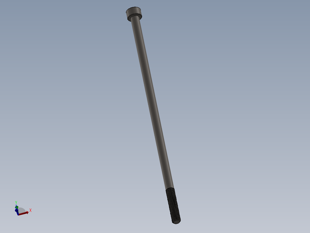 Screw_DIN_912_M5x140_A2.SLDPRT公制内六角螺钉主视图