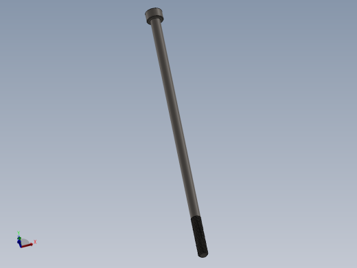Screw_DIN_912_M5x140_A2.SLDPRT公制内六角螺钉