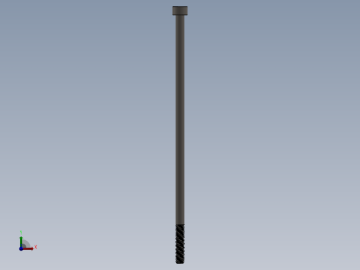 Screw_DIN_912_M5x140_A2.SLDPRT公制内六角螺钉前视缩略图
