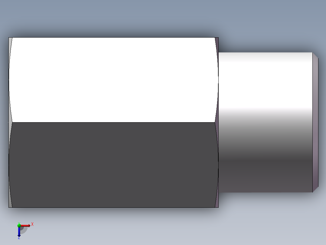 直通内螺纹接头、5CM-14-12俯视图