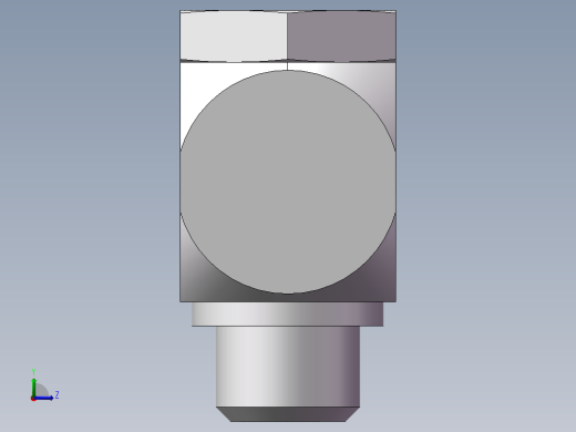 铰接式90度接头、1DI-20-18左视缩略图
