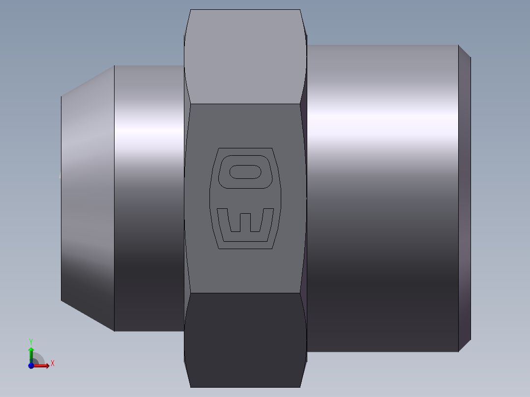 焊接直接头、1DW-30-20前视图