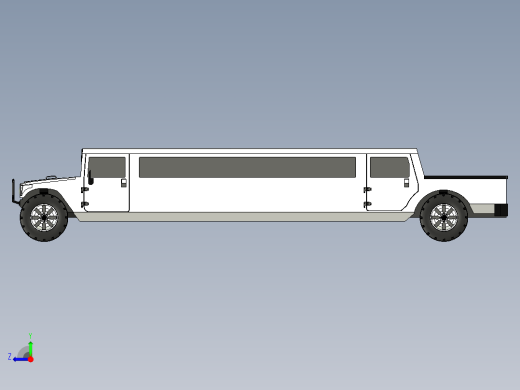 B3003912-悍马H1豪华轿车右视缩略图