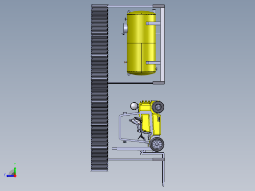 叉车摆放雨棚右视缩略图