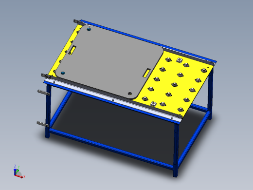 货架、万向球工装台