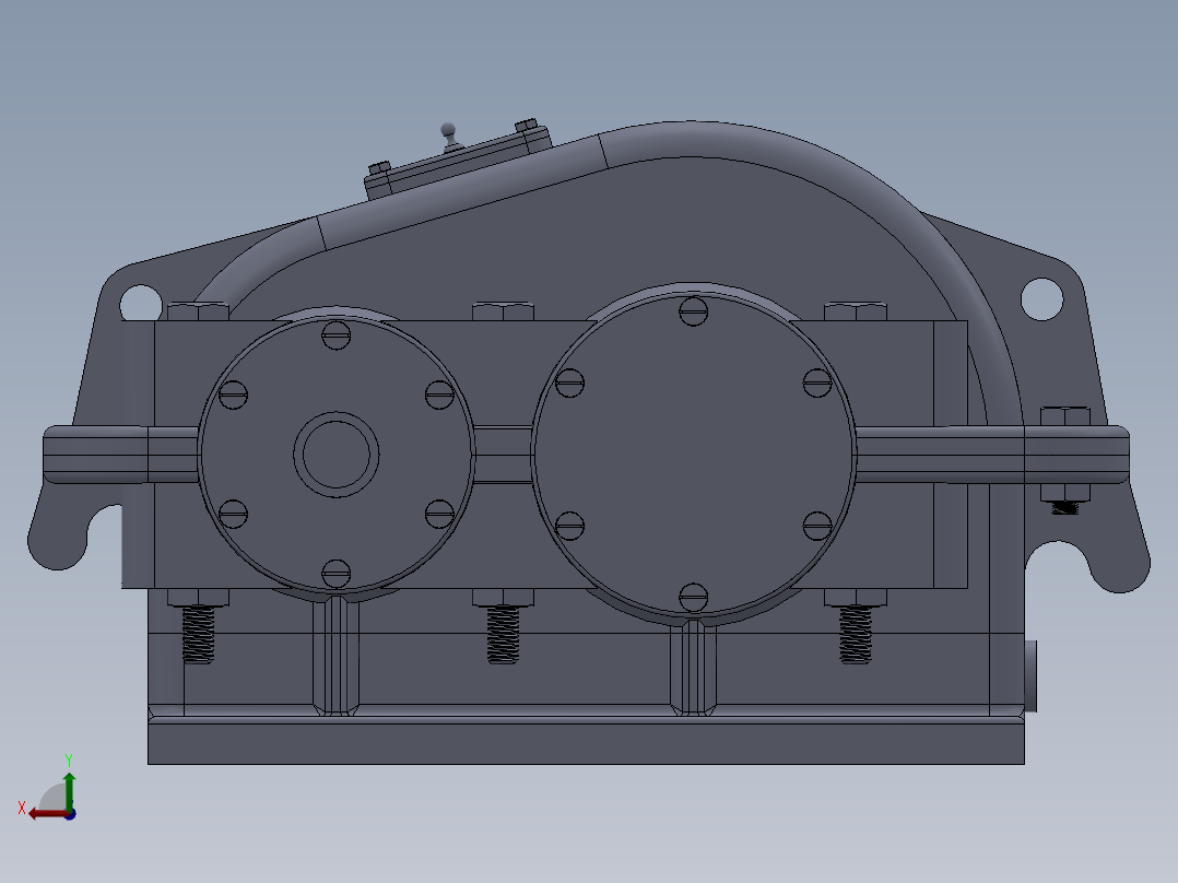 层叠式红枣分级机后视图