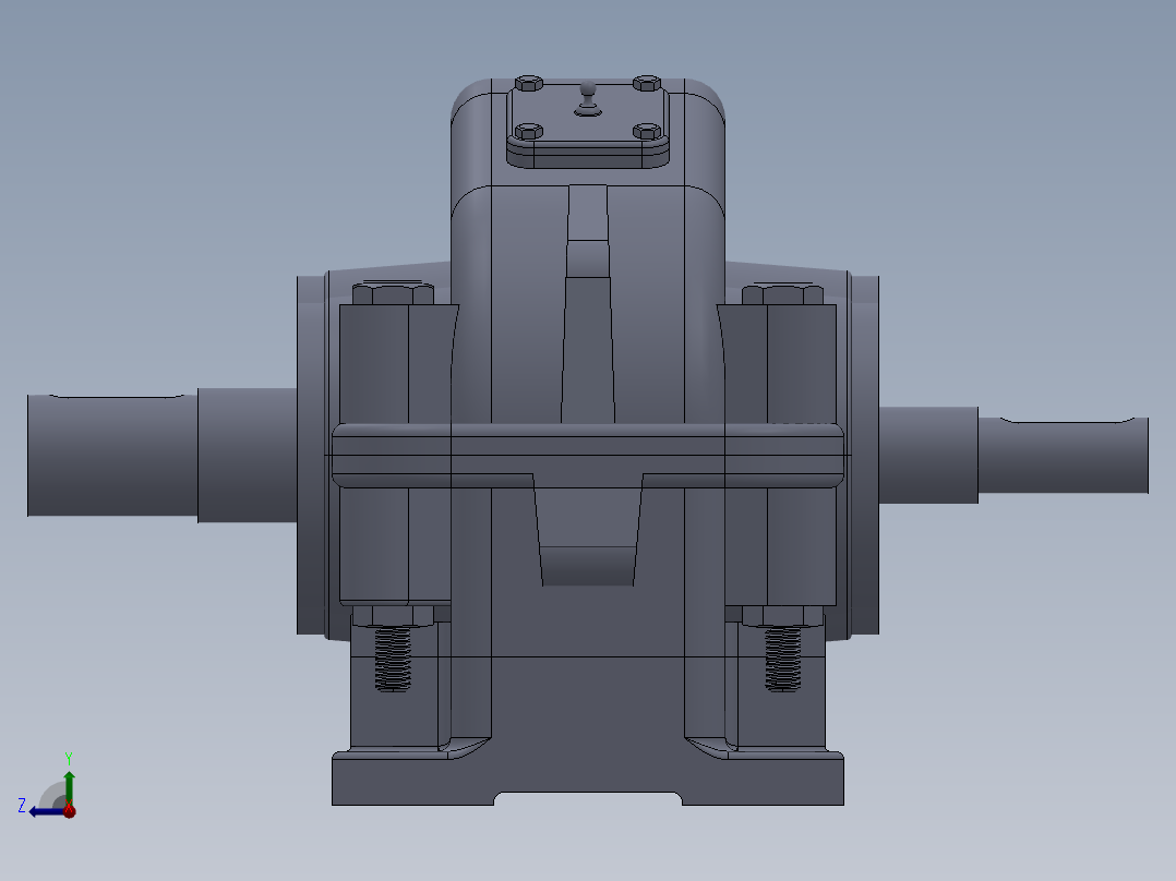 层叠式红枣分级机右视图