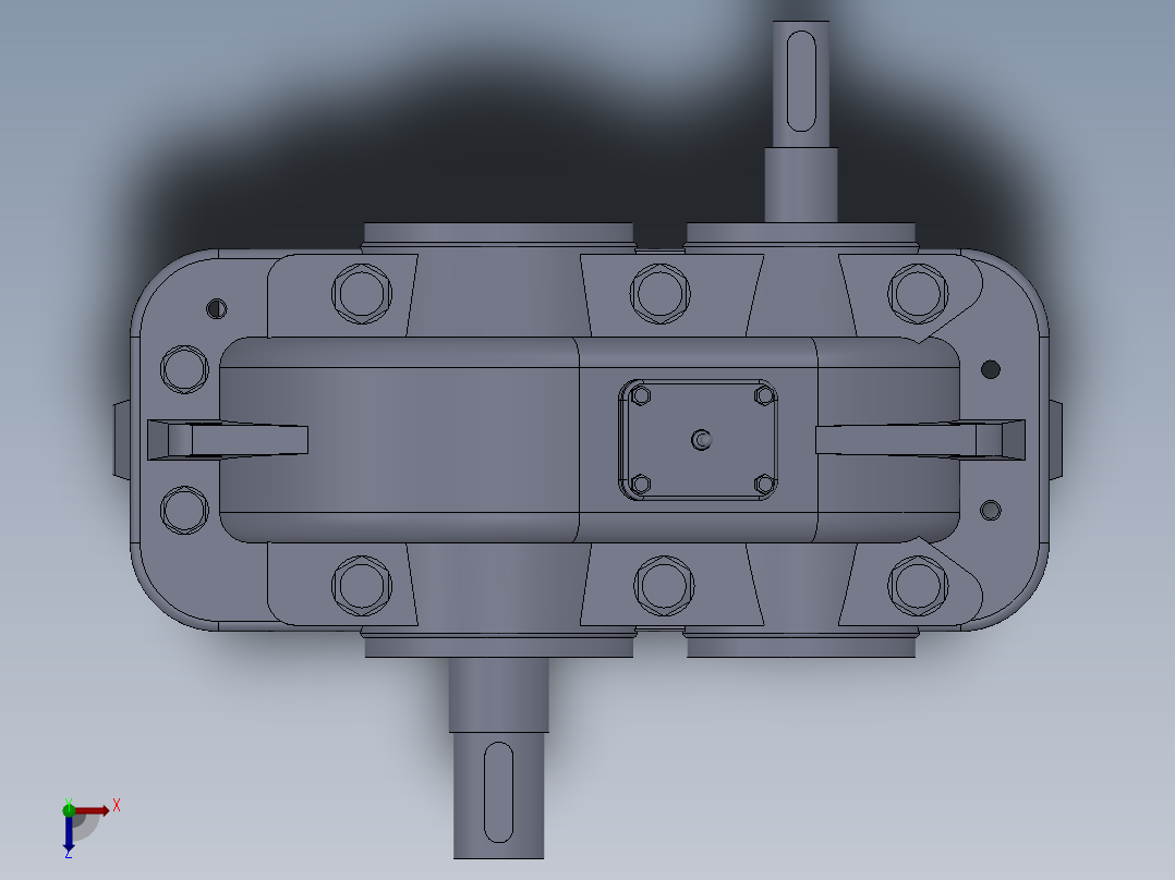 层叠式红枣分级机俯视图
