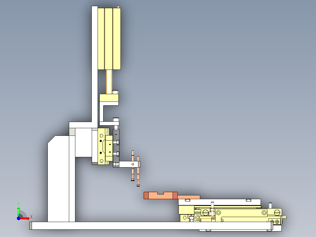 电池检测设备前视图