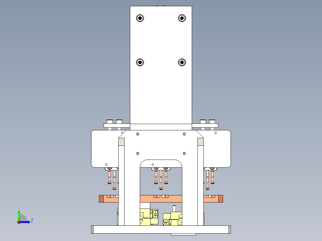 电池检测设备左视图