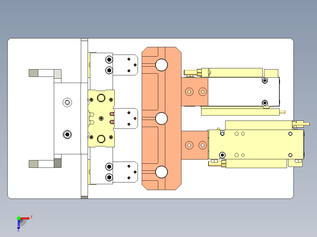 电池检测设备俯视图