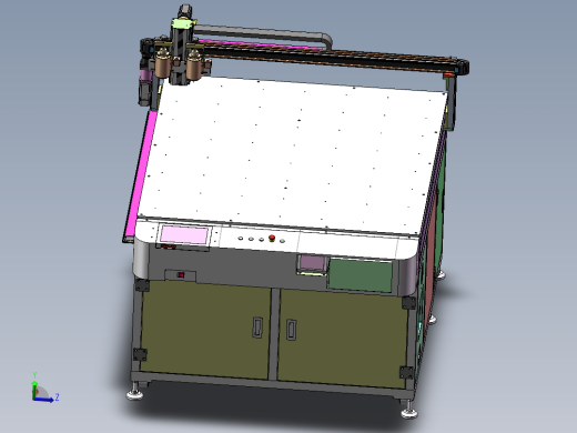 大型龙门伺服点胶机80