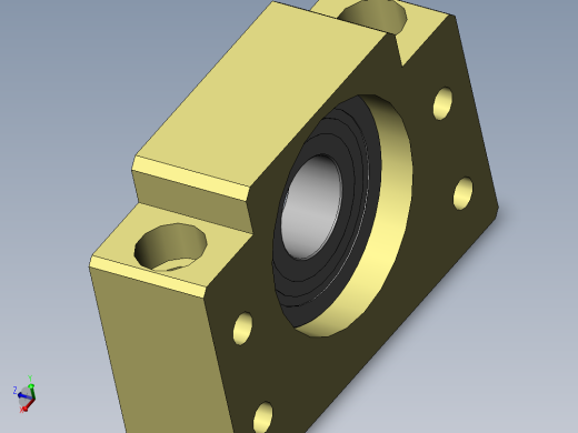 滚珠丝杆支撑固定座BF20
