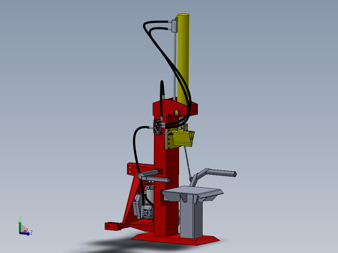 液压原木劈裂机劈柴机