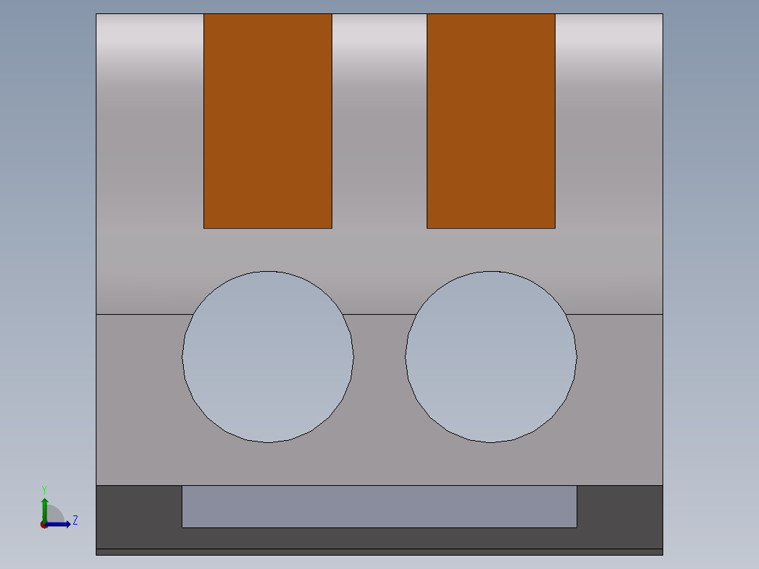 线束连接器左视图