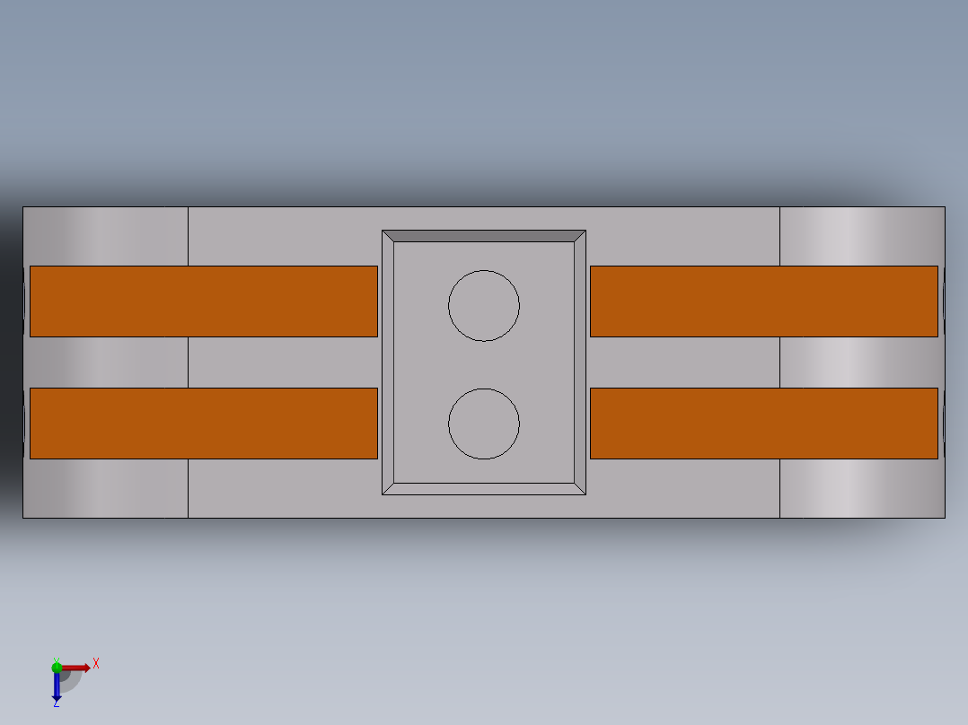 线束连接器俯视图