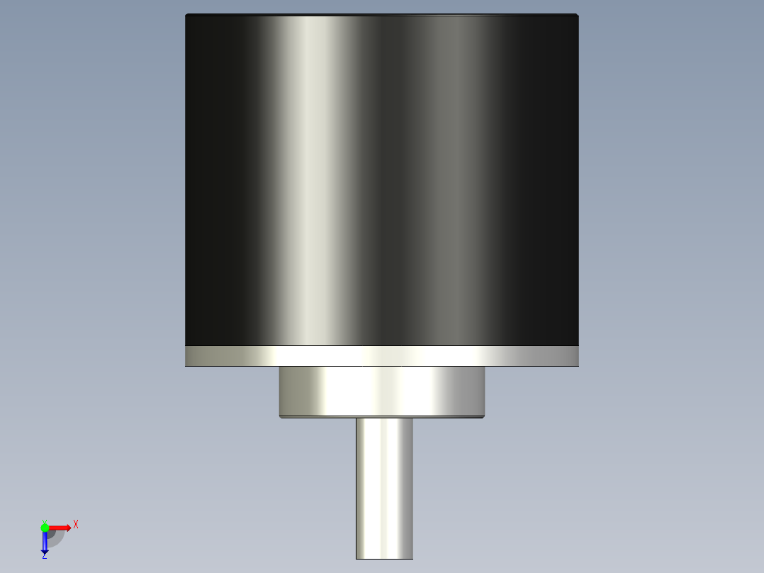 Orange 400 PPR两相增量式光学旋转编码器俯视图
