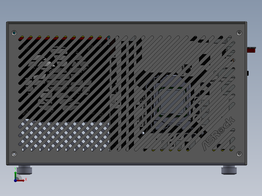 酷冷瘦型ITX机箱11前视图