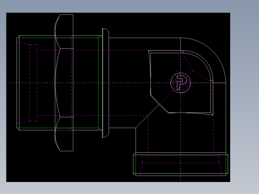 PARKER管接头EO Bulkhead elbow WSV42LOMDCF(16)_back