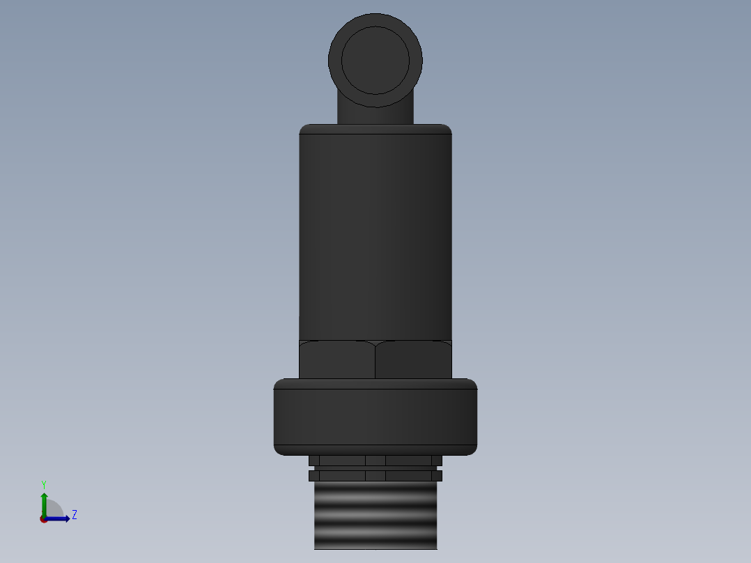 CROSS_DN40_PN10_U-PVC左视图