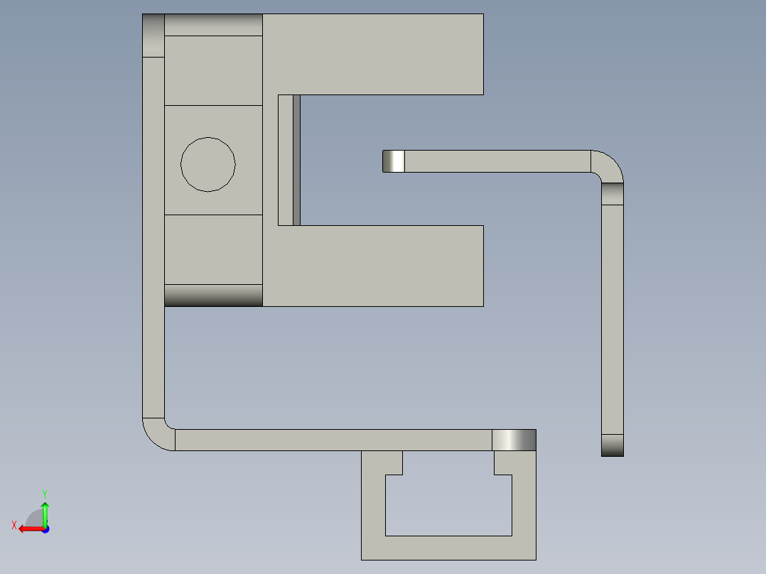 上银模组KK60-300-极限开关组件-2022080301-07后视图
