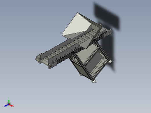 颗粒物料输送卸货上料提升机