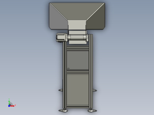颗粒物料输送卸货上料提升机前视缩略图