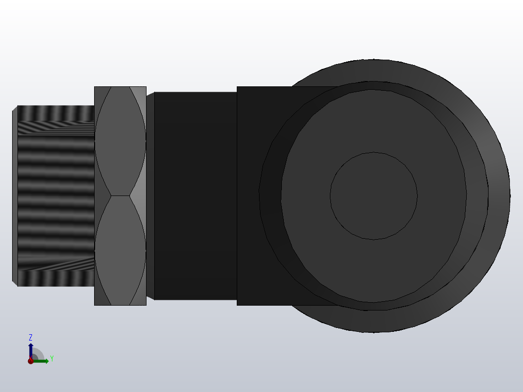 ISE-G 带节流消声器的快速排气阀-G螺纹_ISE10-G03后视图
