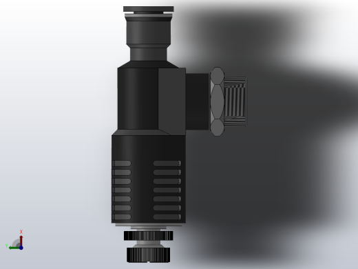 ISE-G 带节流消声器的快速排气阀-G螺纹_ISE10-G03俯视缩略图