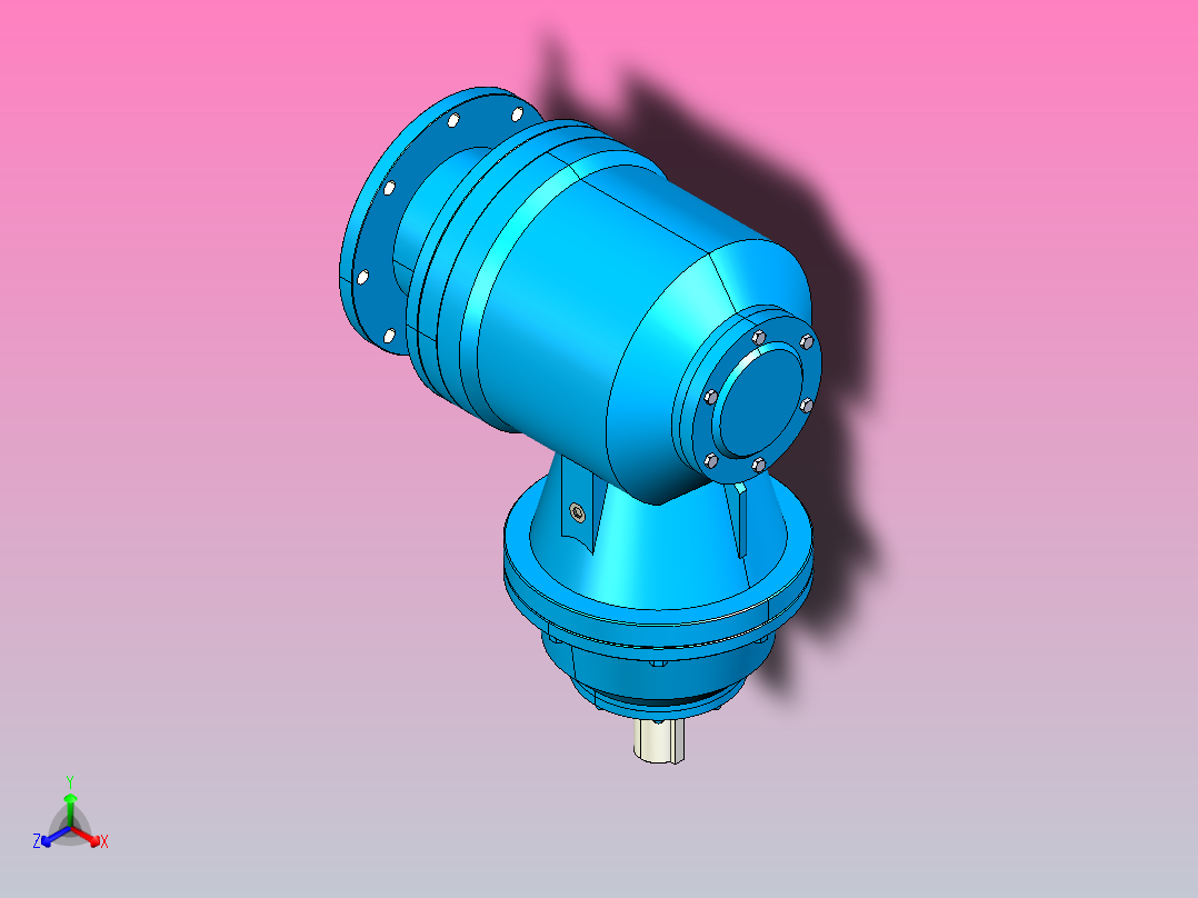 200R1Z～201R1Z行星减速机[NCE200R1Z9.37-IS-V3]主视图