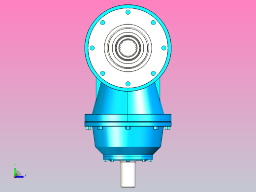 200R1Z～201R1Z行星减速机[NCE200R1Z9.37-IS-V3]左视缩略图