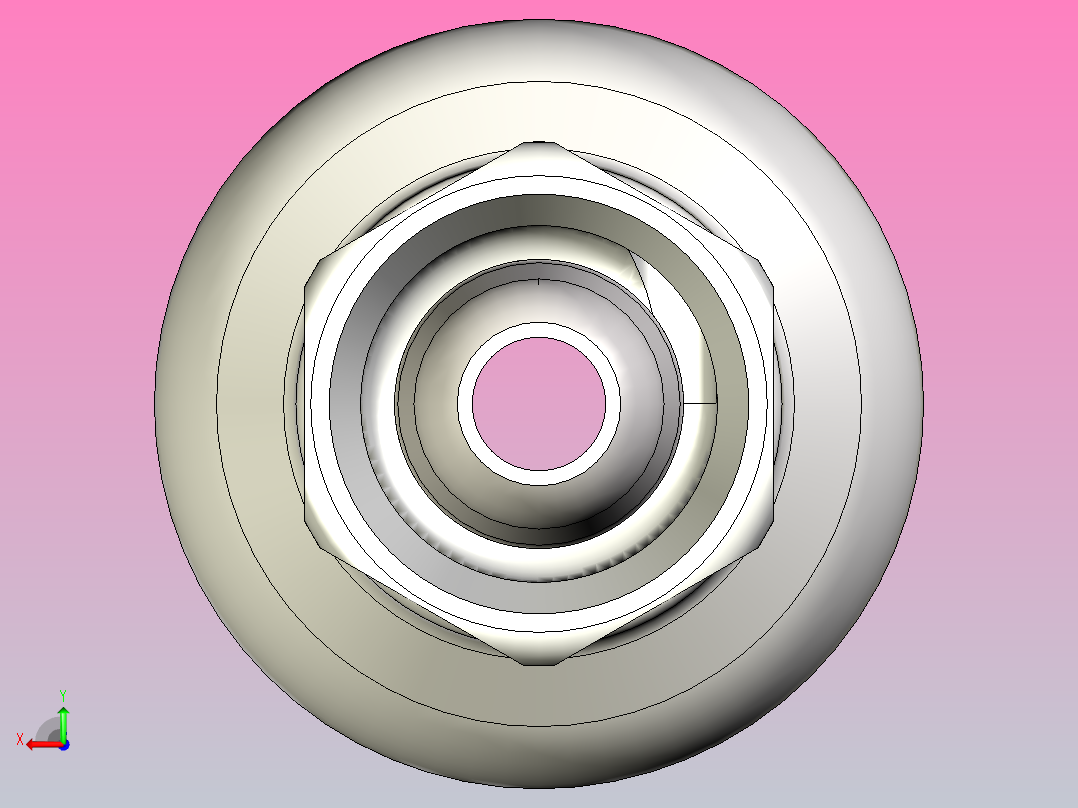 标准液压接头1c343-6-4后视图