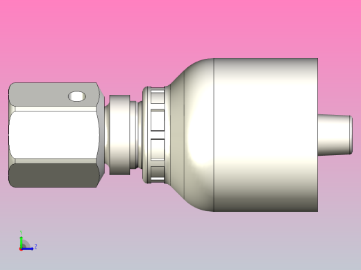 标准液压接头1c343-6-4左视缩略图