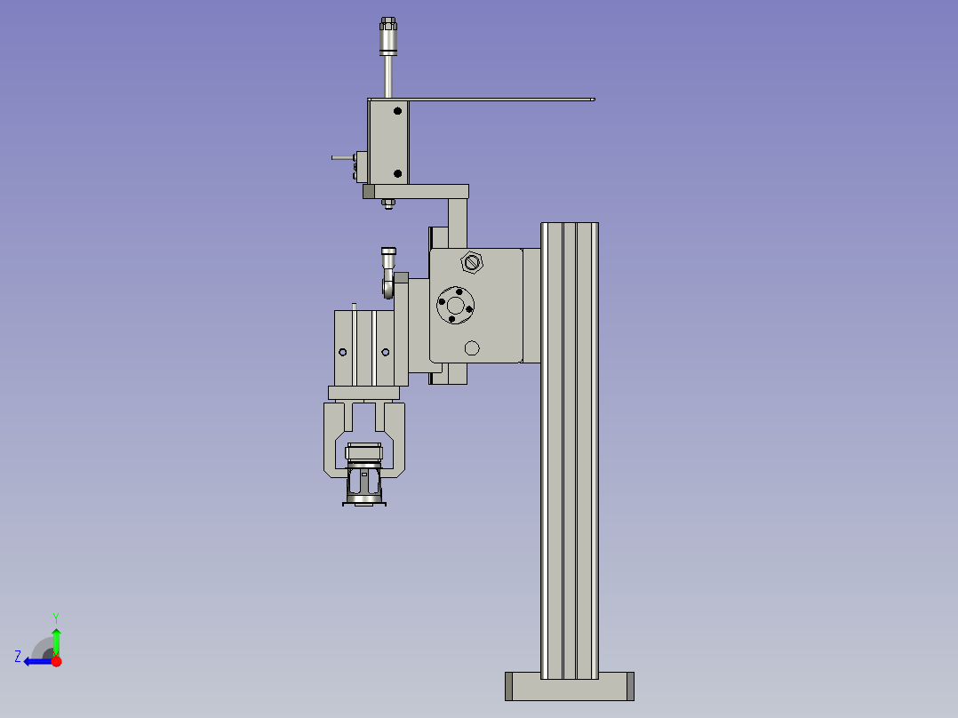 下料盆架搬运机构右视图
