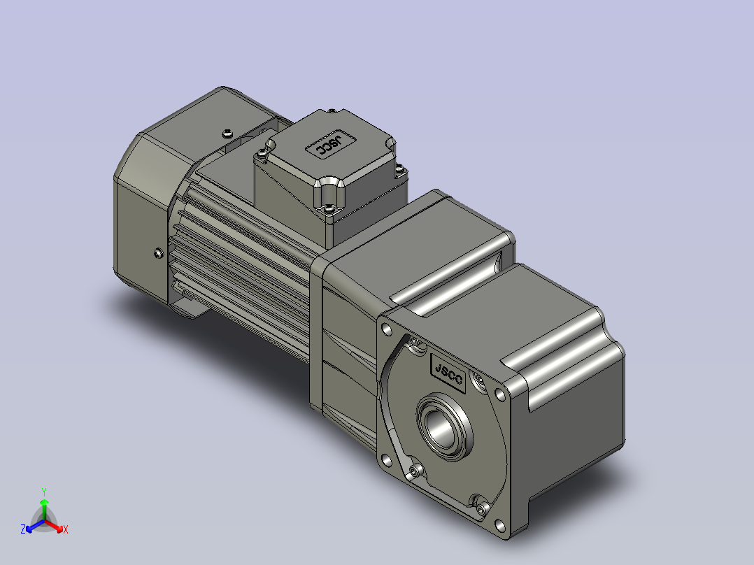 S750Y22L50RC标准减速电机主视图