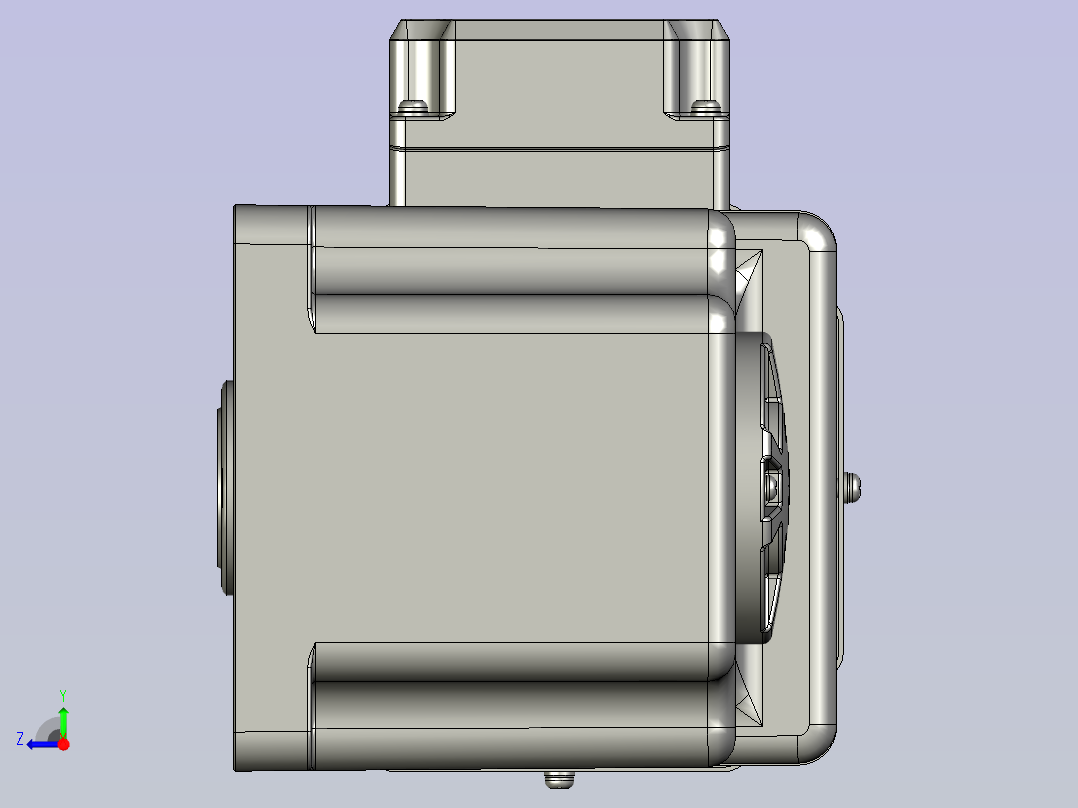 S750Y22L50RC标准减速电机右视图