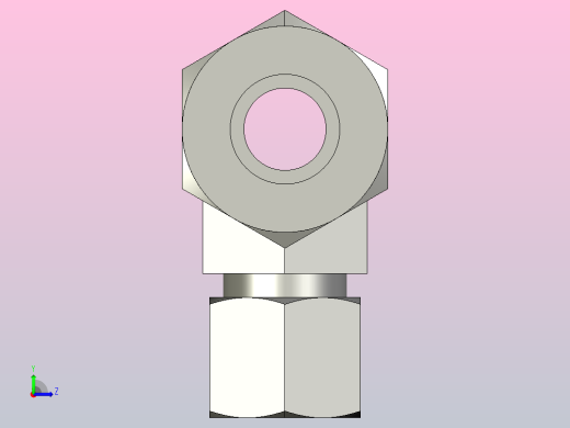 EO管接头三通异径管TR16 10 16S71.igs左视缩略图