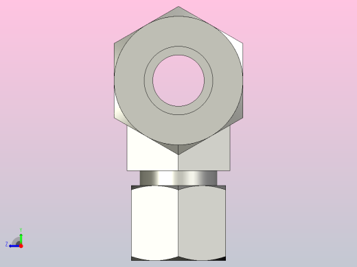 EO管接头三通异径管TR16 10 16S71.igs右视缩略图