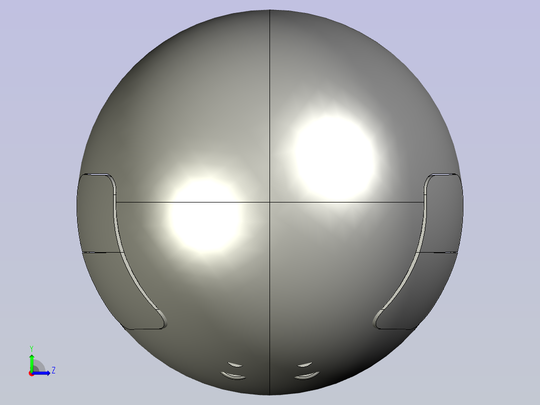 智能编程机器无线蓝牙机器球左视图