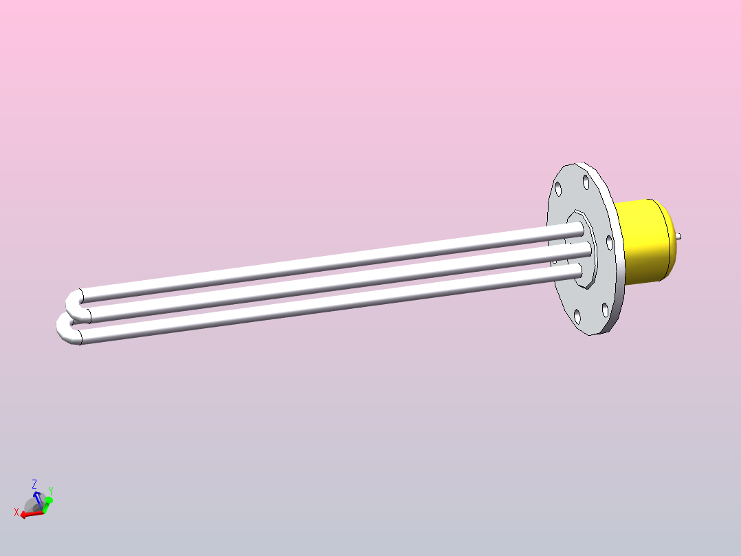12KW加热管主视图