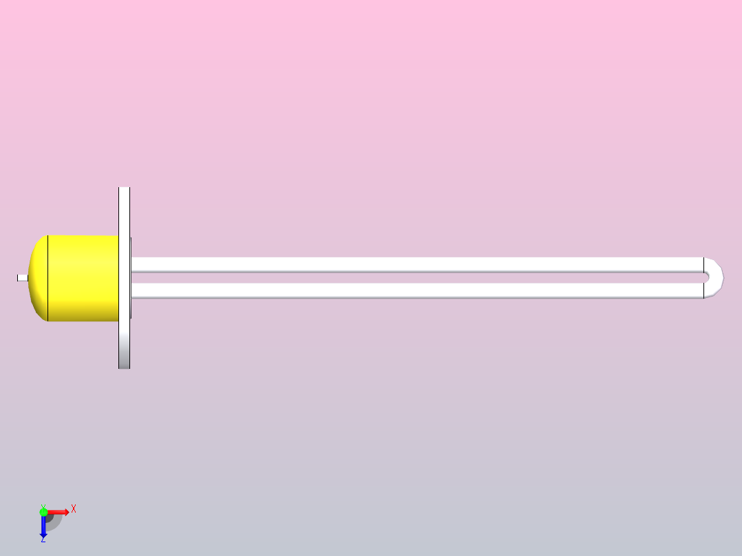 12KW加热管俯视图