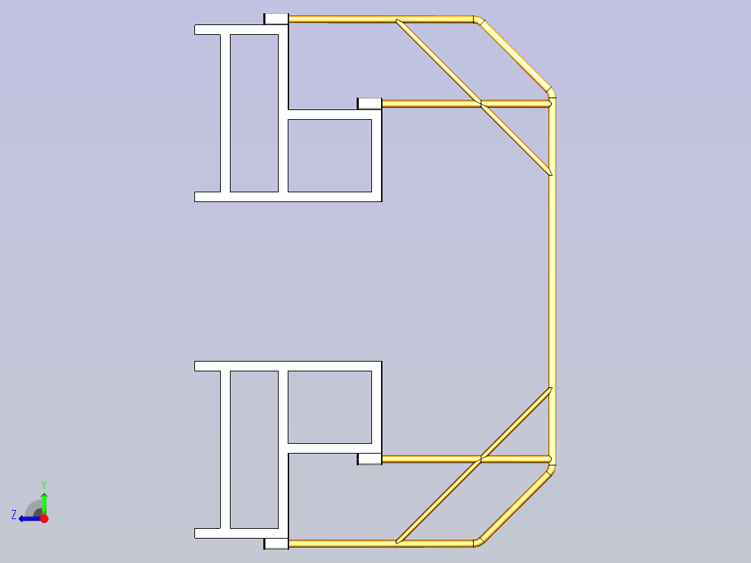 流水线过桥右视图