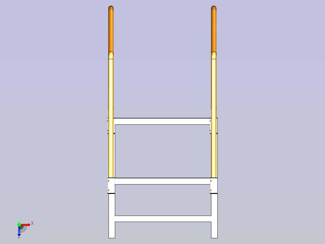 流水线过桥俯视图