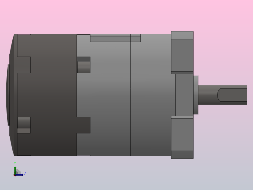 CRBU2系列叶片式摆动气缸(带角度调整单元)[CRBU2WU30-90SZ]左视缩略图