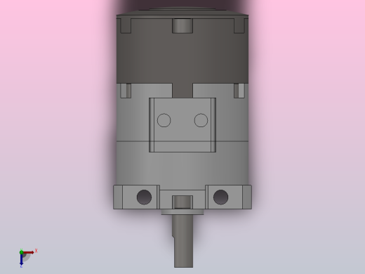 CRBU2系列叶片式摆动气缸(带角度调整单元)[CRBU2WU30-90SZ]俯视缩略图