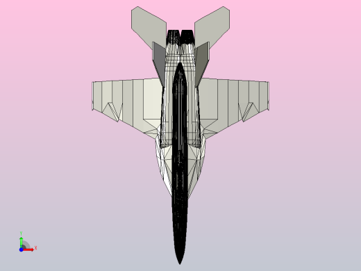 F18 喷气式飞机的 CFD 模拟前视缩略图