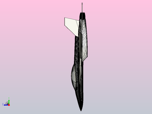 F18 喷气式飞机的 CFD 模拟右视缩略图