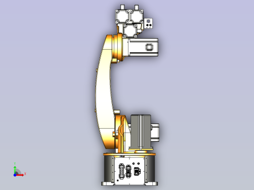 埃斯顿-ER50机器人3D模型前视缩略图