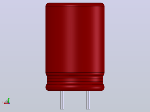 电子器件电容Electrolitic Capacitor Radial 8x12后视缩略图